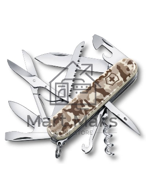 Нож перочинный Victorinox Huntsman (1.3713.941) 91мм 15функций камуфляж пустыни карт.коробка