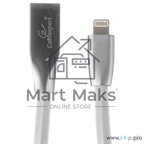 Кабель Cablexpert для Apple CC-G-APUSB01W-0.5M, AM/Lightning, серия Gold, длина 0.5м, белый, блистер