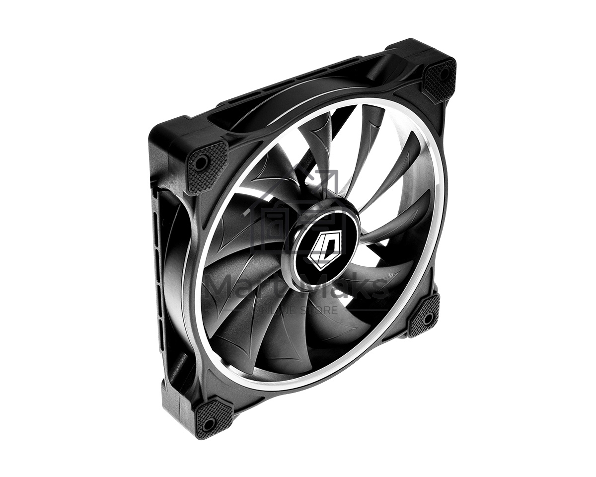Вентилятор ID-COOLING ZF-14025-ARGB 140x140x25мм (60шт./кор, Пульт управления, PWM, Low Noise, резиновые углы, Addresable RGB, 800-1600об/мин)  BOX