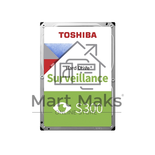 Жесткий диск Toshiba HDWT720UZSVA/HDKPB04Z0A01 S300 Surveillance 2ТБ 3,5