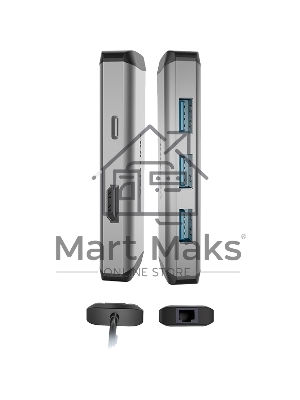 Мультифункциональный хаб Vention USB Type C 6 в 1 (CNCHB)