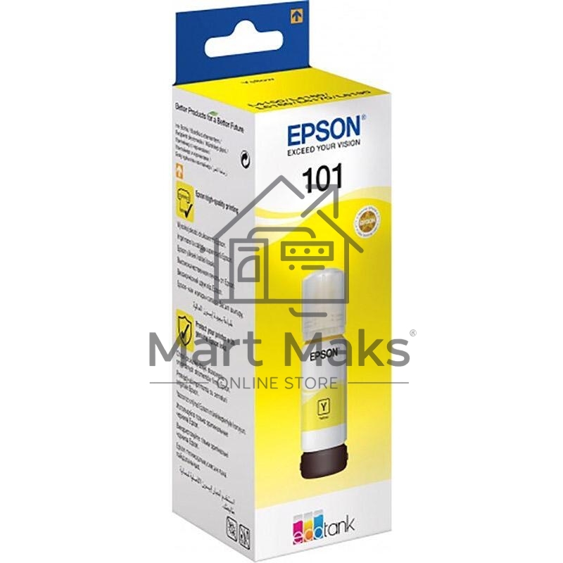 Чернила Epson L101 C13T03V44A желтый (70 мл) для Epson L4150/L4160/L6160/L6170/L6190