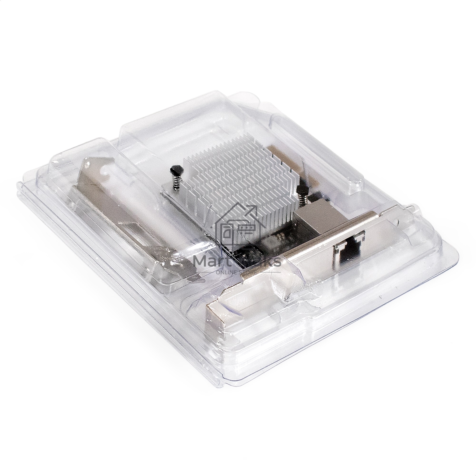 Сетевой адаптер ExeGate EXE-107S (PCI-E x4 v3.0, 1xRJ45, UTP 100Mbps/1000Mbps/2.5Gbps/10Gbps Marvell AQC107S)