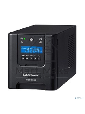 Источник бесперебойного питания CyberPower PR750ELCD 750VA/675W USB/RJ11/45 (6 IEC)