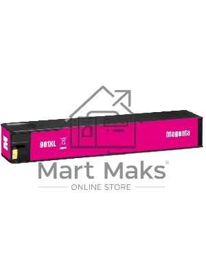 Картридж струйный Cactus CS-L0R10A (981X) пурпурный пигментный (150 мл) для HP PageWide 556dn Enterprise/586dn