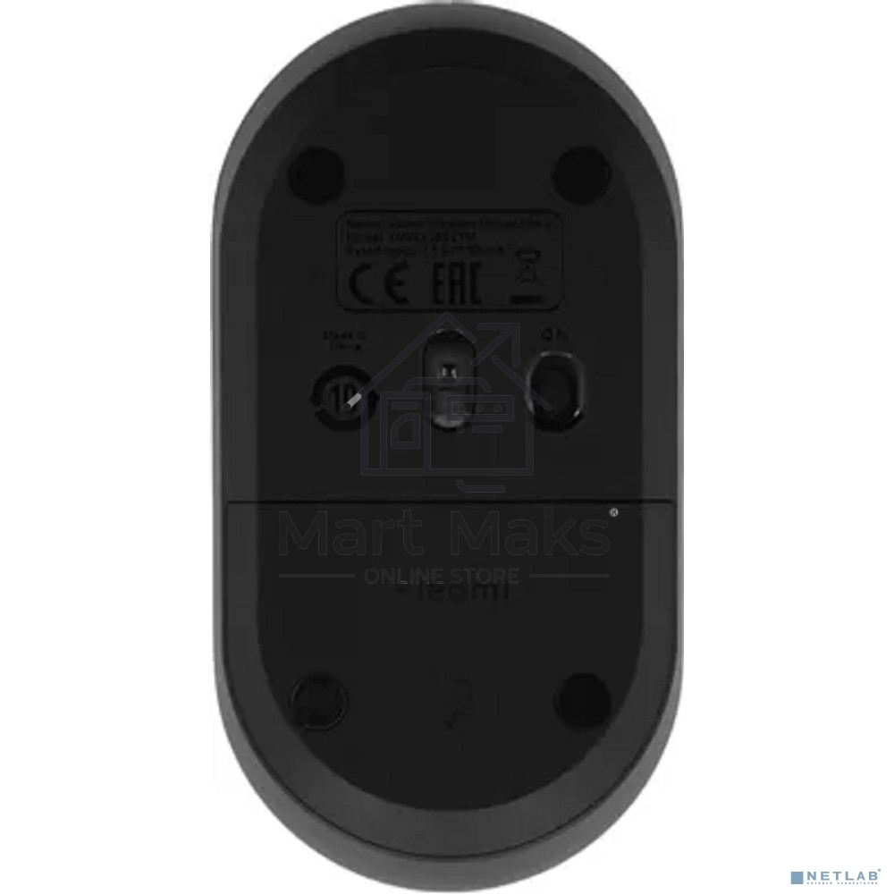 Мышь беспроводная Xiaomi Wireless Mouse Lite 2 черный, 1000 dpi, радиоканал, USB, кнопки - 3