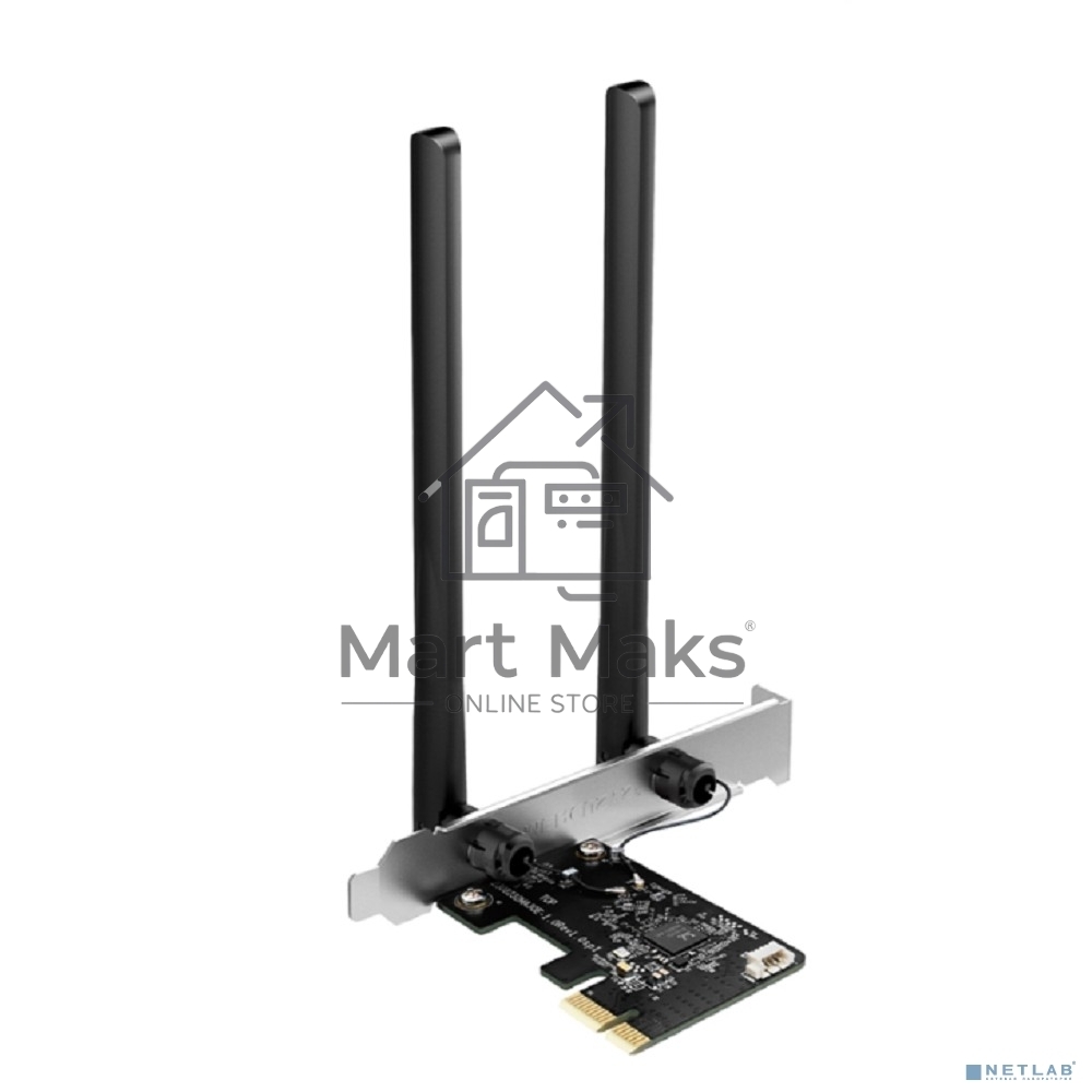Wi-Fi  Bluetooth PCI Адаптер Mercusys AC1200 Dual-Band Wi-Fi Bluetooth  PCI Express Adapter