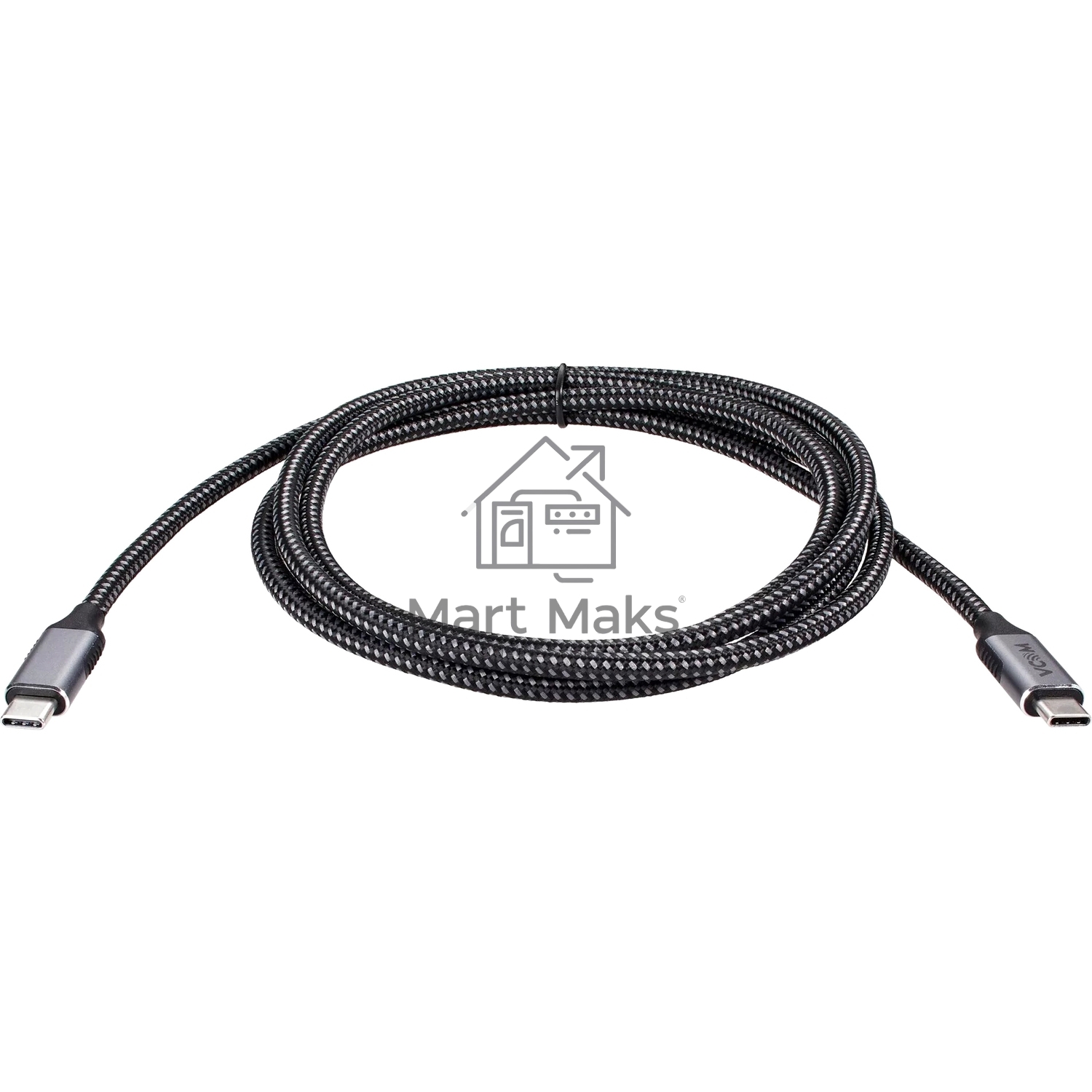 Кабель VCOM USB3.2 Gen2X2, CM->CM, 20Gbs, 100WT, 4KX60Hz, All shell, 1.8m