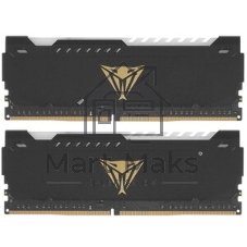 Оперативная память Patriot Viper Steel, DDR4, 16GB (1x16 GB), 3200 MHz, CL16, DIMM, радиатор, черный