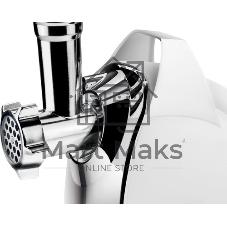Мясорубка электрическая Centek CT-1603 белый, 2000 Вт, 2.0 кг/мин, реверс, защита от перегрузки, насадки - 4