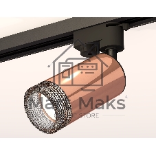 Светильник Ambrella light XT6326011 PPG/SBK/BK золото розовое полированное/черный песок/тонированный MR16 GU5.3