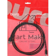 Кабель Buro BU-USB3.2-AC-1.8MB USB (m)-USB Type-C (m) 1.8м черный пакет