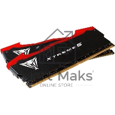 Оперативная память Patriot Viper Xtreme 5, DDR5, 48GB (2x24GB), 7600MHz, CL36, DIMM, с радиаторами, черный