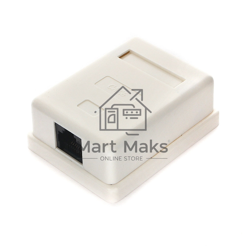 Розетка NA216 RJ-45 кат.6 внешняя 1 порт, 110&Krone