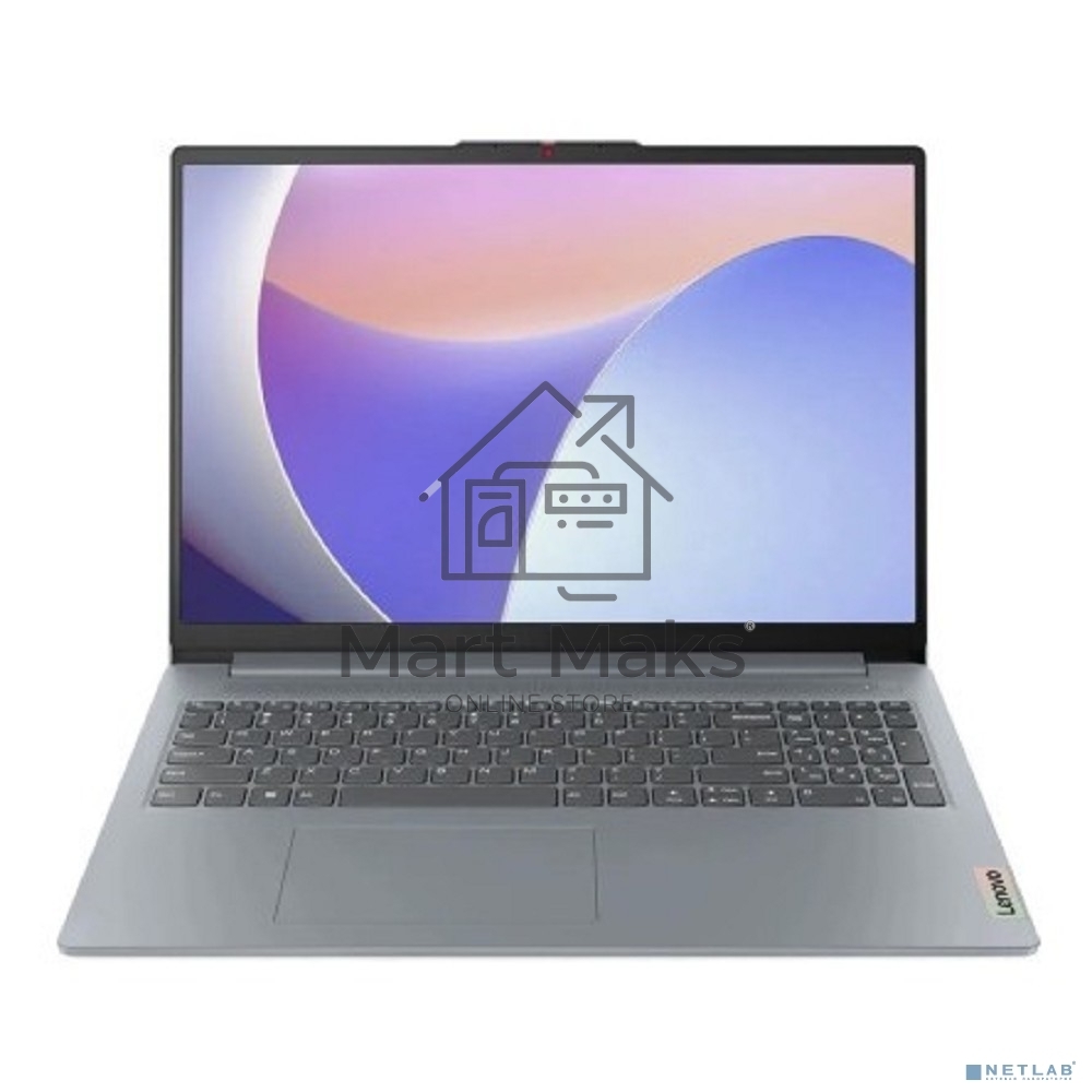 Ноутбук Lenovo IdeaPad Slim 3 16IAH8 i5-12450H 8Gb SSD 512Gb Intel UHD Graphics 16 WUXGA IPS Cam 47Вт*ч No OS Серый 83ES0012RK