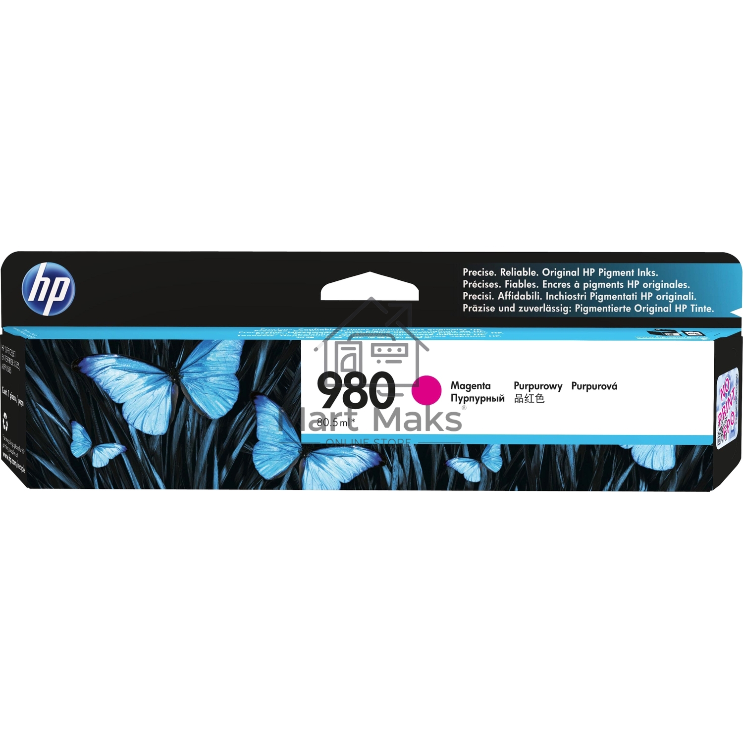 Картридж струйный HP D8J08A пурпурный для HP OJ Ent X585/X555 (6600стр.)