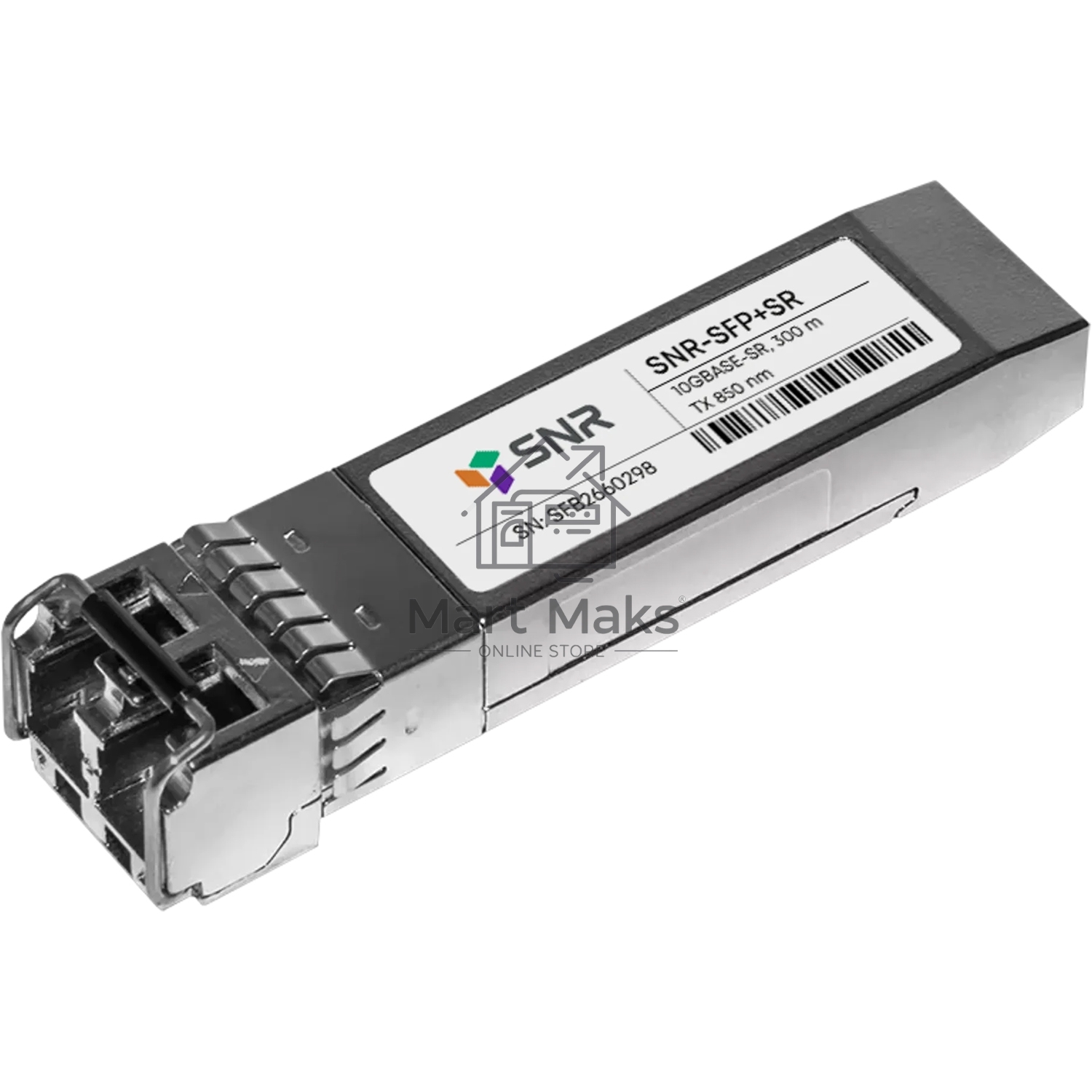 Модуль SNR Оптический модуль SFP+ 10GBASE-SR/SW, MMF, LC duplex, 850нм, up to 300м (5dB), DDMI