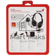 Гарнитура Genius HS-400A черный, проводная
