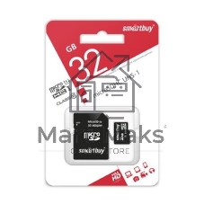 Флеш карта Micro SDHC 32Gb Smartbuy Class 10 UHS-I (без адаптера)