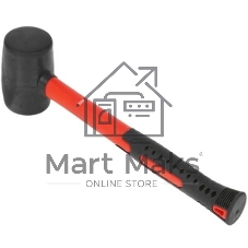 Киянка резиновая Matrix 11175, 225 г, черная резина, фибергласовая рукоятка