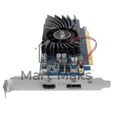 Видеокарта Asus GT1030-2G-BRK nVidia GeForce GT 1030 2048Mb 64bit GDDR5 1228/6008/HDMIx1/DPx1/HDCP PCI-Elow profile Ret