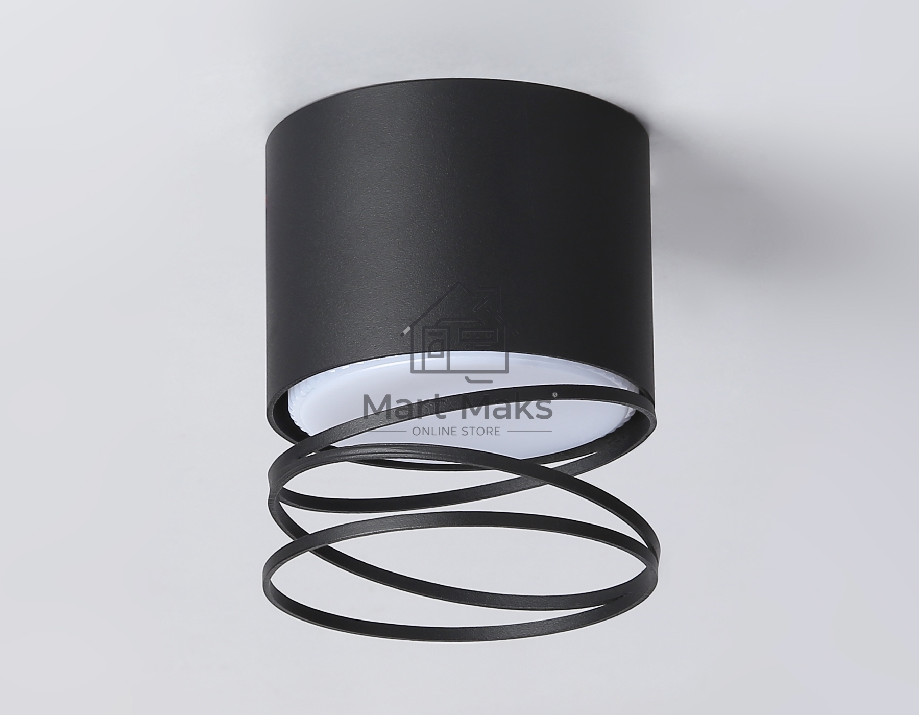 Светильник Ambrella light TN71105 BK черный GX53 max 12W D82*110