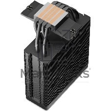 Кулер для процессора DEEPCOOL AG400 BK ARGb V2 черный 120мм алюминий+медь 2100rpm 31.6db 4-pin 220W 154мм