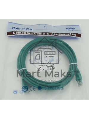 Патч-корд molded 5E Copper 5m зеленый