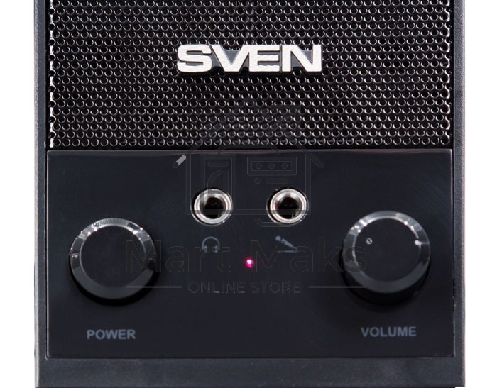 Колонки Sven SPS-604 2.0 черный 4Вт