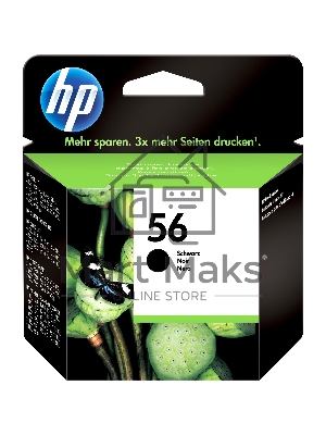 Картридж струйный HP №56 C6656AE черный для HP PCS 2100/DJ 5550/450/PS 7150/7350/7550 (520 стр.)