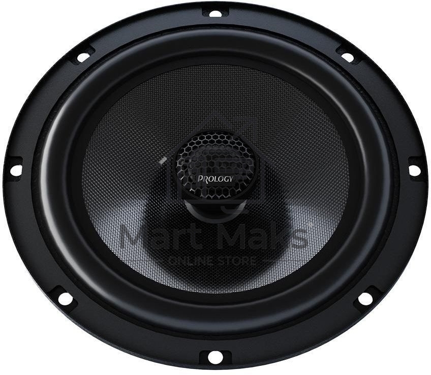 Колонки автомобильные Prology PS-165 180Вт 89дБ 4Ом 16см (6.5дюйм) (ком.:2кол.) коаксиальные двухполосные