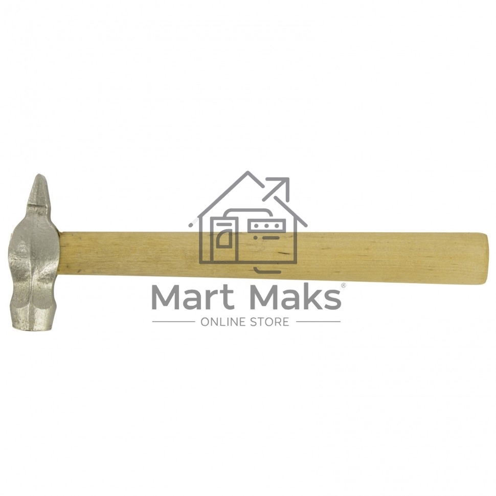 Молоток Россия слесарный,500 г,круглый боек,деревянная ручка 10240