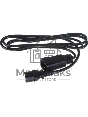 Шнур питания Lanmaster С13-C20, 3х0.75, 220В, 10А, черный, 2 метра