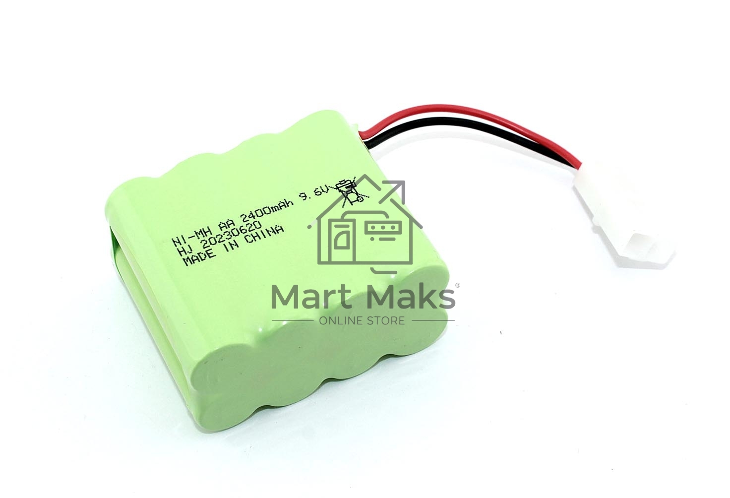 Аккумулятор Ni-Mh 9.6V 2400 mAh AA Row разъем KET-2P (4+4)