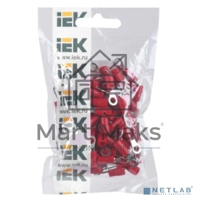 Наконечник НКИ 1.25-4 (кольцо 0.5-1.5) (уп.100шт) ИЭК UNL20-D15-4-4