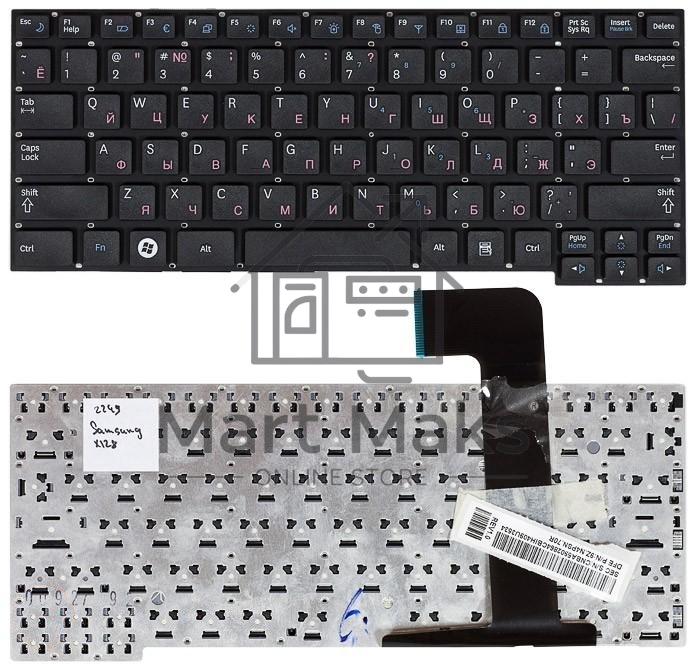 Клавиатура для ноутбука Samsung X128 X130 SF210, черная