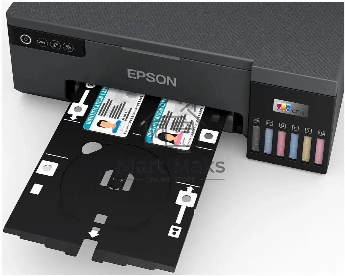 Принтер струйный Epson L8050 (C11CK37405/C11CK37402/C11CK37504/C11CK37507/C11CK37506), A4, цветное, печ. до 8 стр/мин., 1440 x 5760 dpi, USB, Wi-Fi