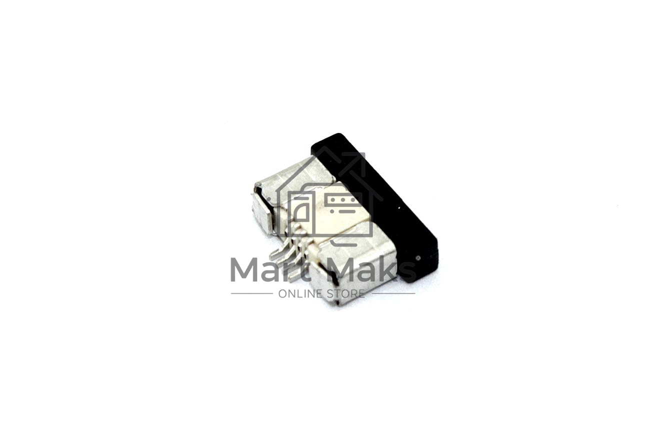 Разъем FPC  Half Coverage Bottom Contact 0.5K-BX-4PWB 4 pin высота 2мм шаг 0,5мм