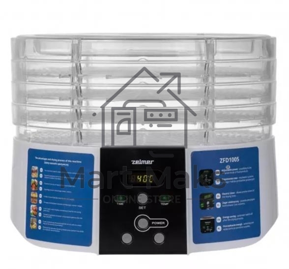 Сушилка для овощей и фруктов ZFD1005 WHITE ZELMER