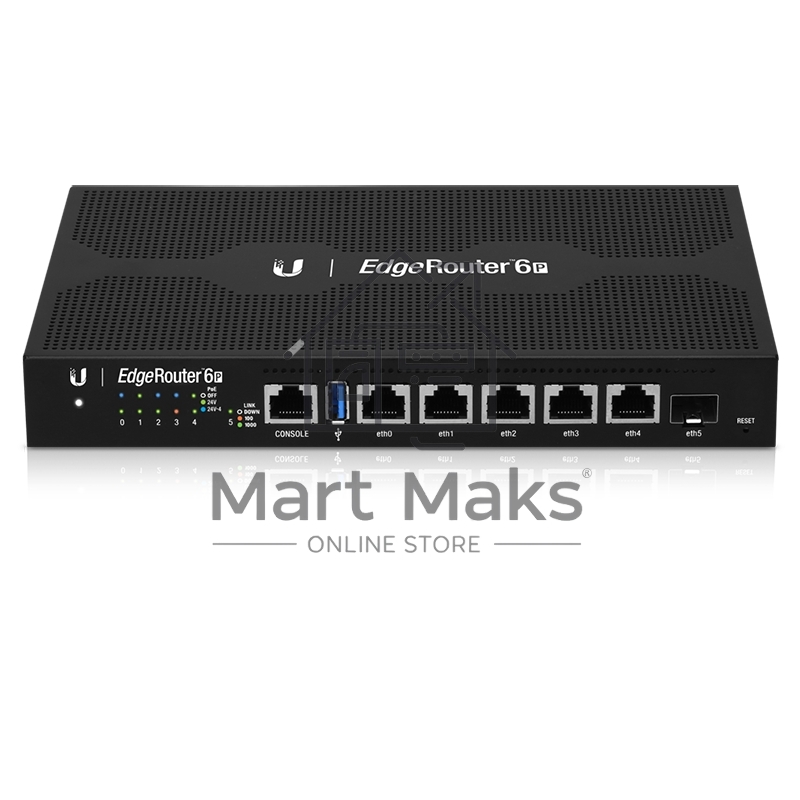 Маршрутизатор 5P 1000M 1SFP ER-6P UBIQUITI