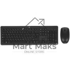 Комплект клавиатура+мышь HP 230 беспроводной, USB, чёрный