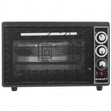 Мини-печь Kraft KF-MO3804RKBL черный Мощность 1500(Вт),Объем 38(Л)
