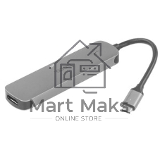 Док-станция Hoco HB28, USB Type-C, USB 3.0/PD100W/SD/TF/USB 2.0/HDMI, USB Type-C