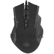 Мышь проводная Qumo Medusa M81 черный, 3200 dpi, USB, кнопки - 7