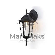 Уличный настенный светильник Ambrella light ST2018 BK/CL черный/прозрачный IP54 E27 max 40W 360*150*210