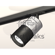 Светильник Ambrella light XT7402071 SBK/PSL/PBK черный песок/серебро полированное/черный полированный MR16 GU5.3