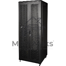 Шкаф серверный Lanmaster Business (TWT-CBB-47U-8X12-P1) напольный 47U 800x1200мм пер.дв.перфор. задн.дв.перфор.2-хст. 2 бок.пан. 800кг черный