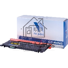 Картридж лазерный NVPrint совместимый Samsung CLT-M406S Magenta для CLP-360/365/368/CLX-3300/3305 (1000k)