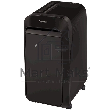 Шредер Fellowes PowerShred LX220 черный (секр.P-4)/перекрестный/20лист./30лтр./скрепки/скобы/пл.карты