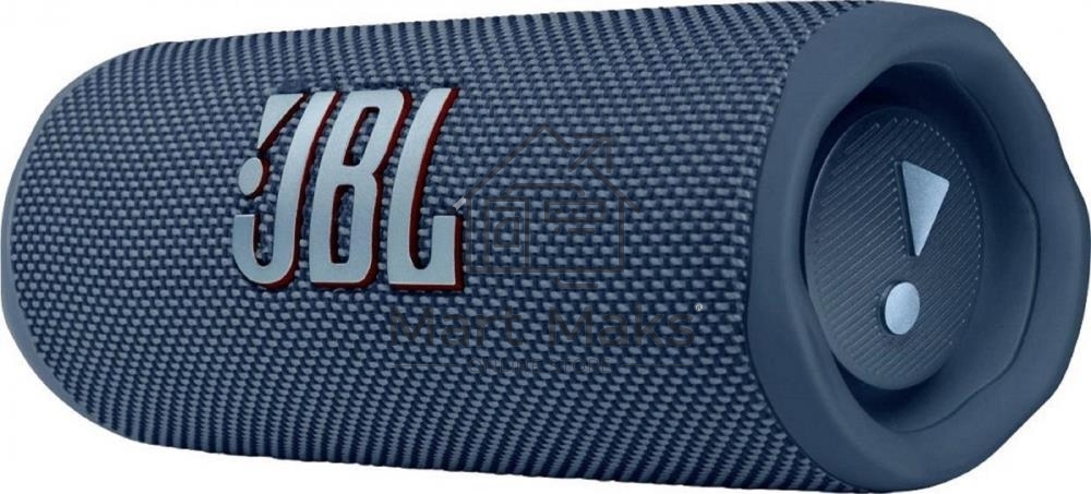 Портативная акустика JBL Flip 6 синий, Bluetooth 5.1, время воспроизведения 12 ч, емкость аккумулятора 4800 mAh, время заряда 2,5 ч, цвет синий